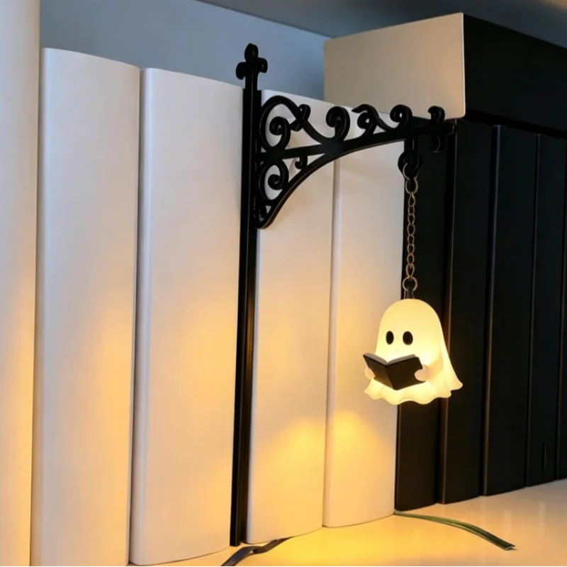 Harry Potter Inspired Book Nook Lantern Halloween Bookshelf LED Decor