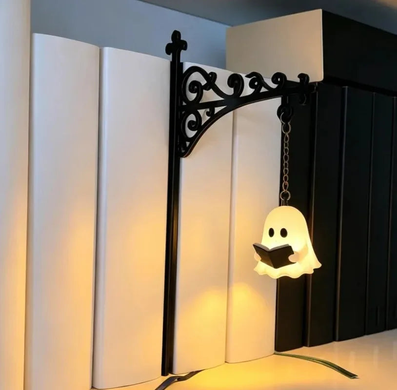 Harry Potter Inspired Book Nook Lantern Halloween Bookshelf LED Decor