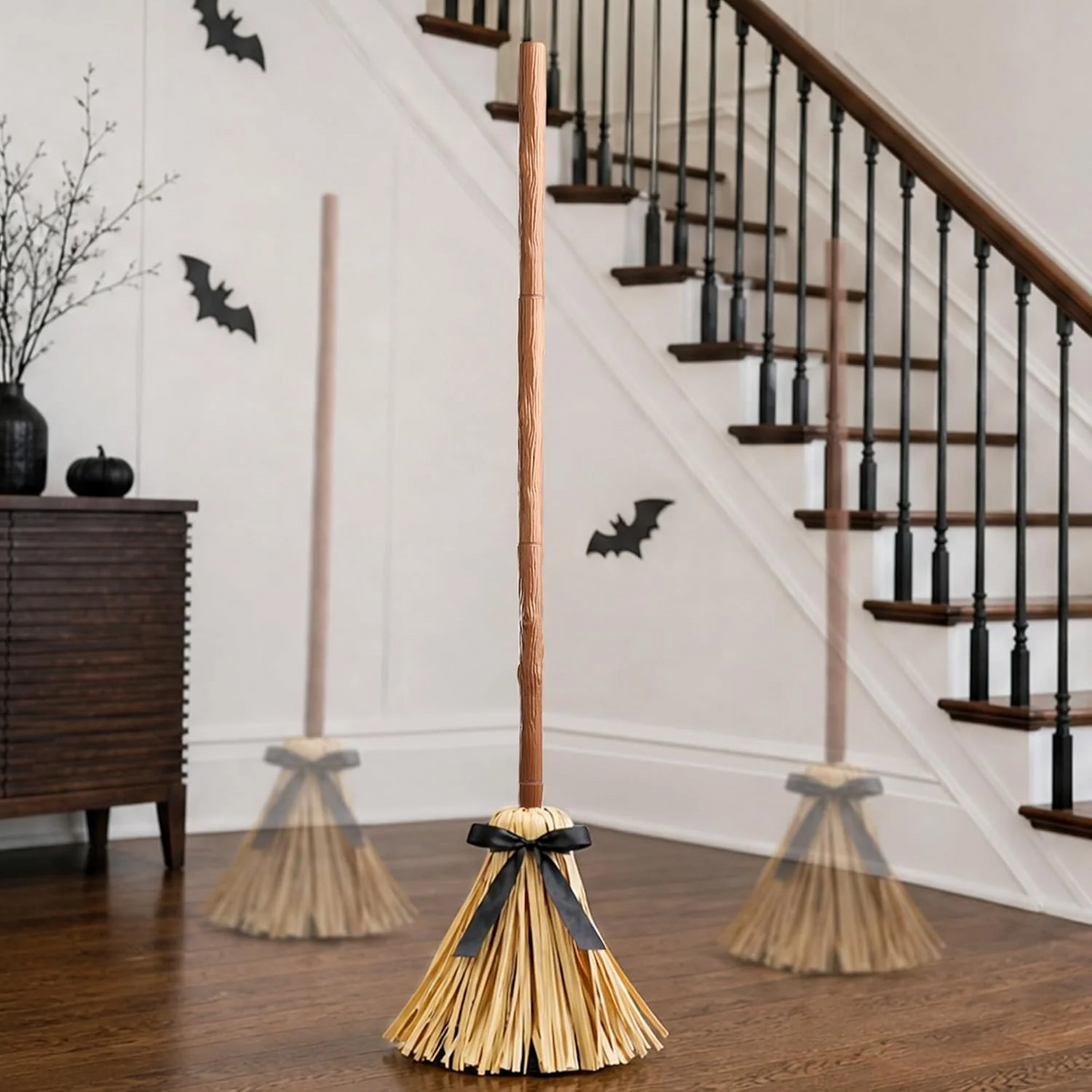 Harry Potter Inspired Dancing Broom Halloween Animated Magic Broom
